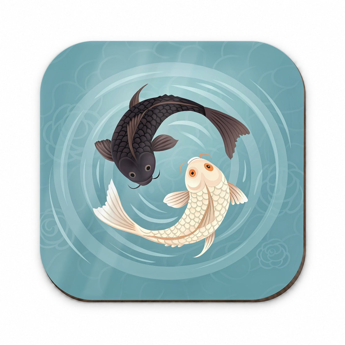 Two Koi Yin Yang Fridge Magnet