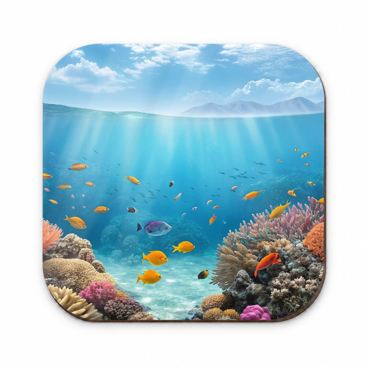 Underwater Scene Tropical Fish Ocean Fridge Magnet