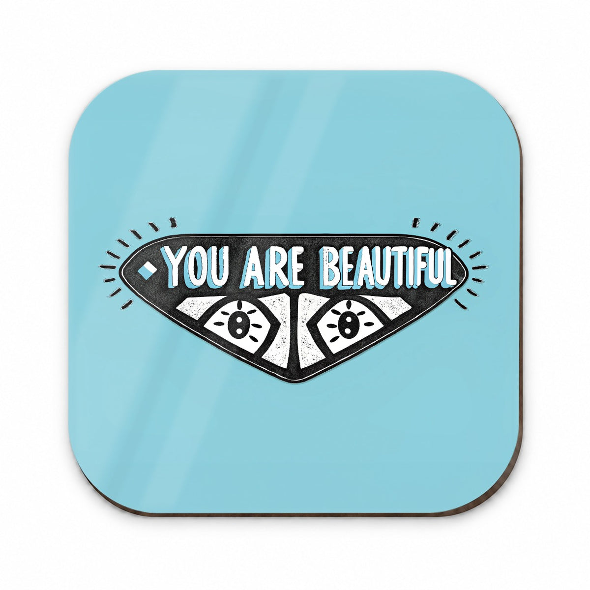 You Are Beautiful Blue Fridge Magnet