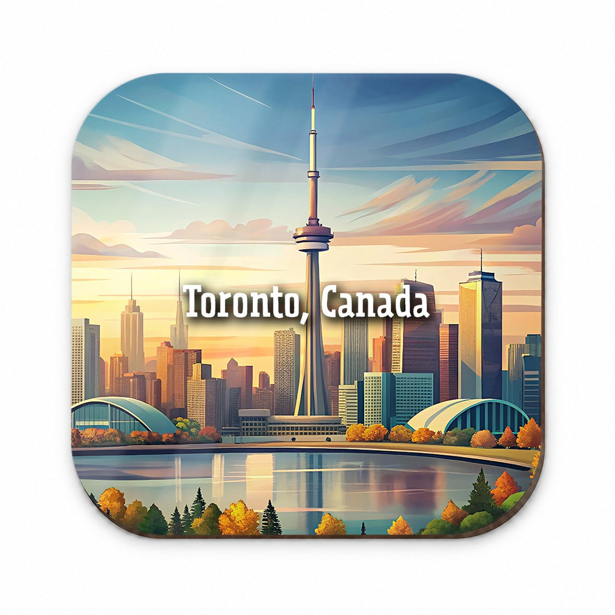 Toronto, Canada Travel City Country Stamp Fridge Magnet