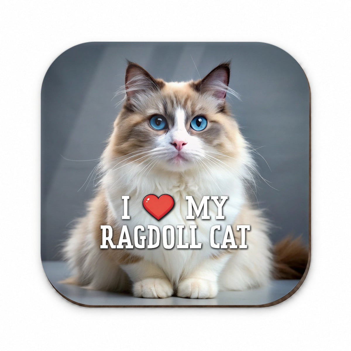 I Love My Ragdoll Cat Heart Fridge Magnet