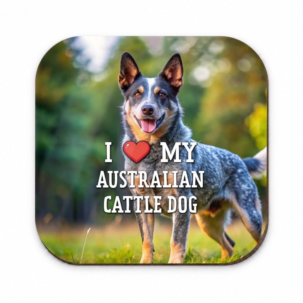 I Love My Australian Cattle Dog Heart Fridge Magnet
