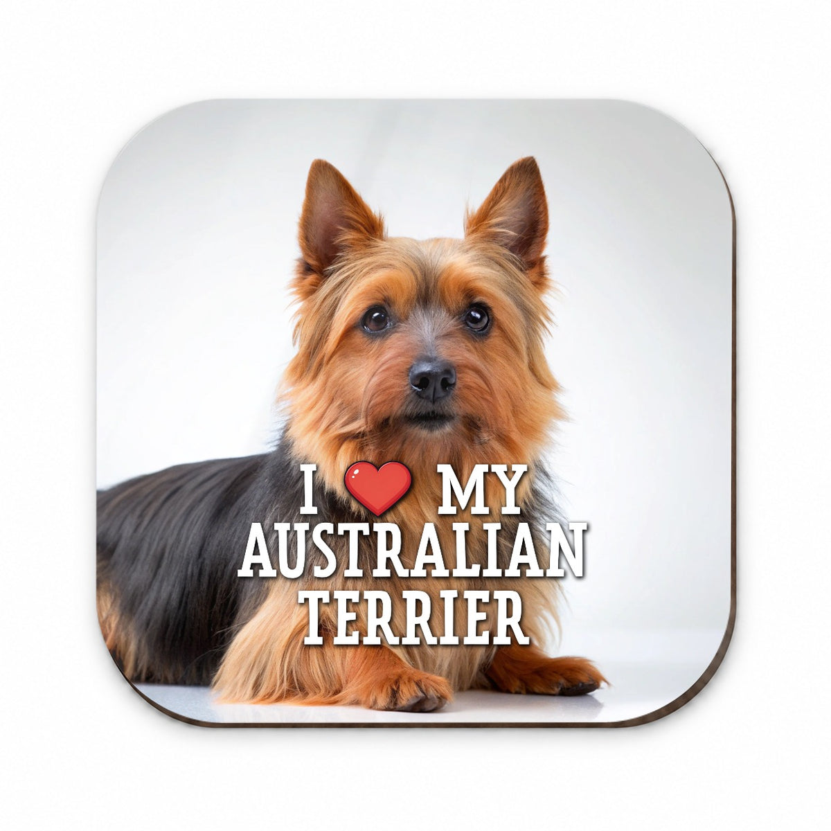 I Love My Australian Terrier Dog Heart Fridge Magnet