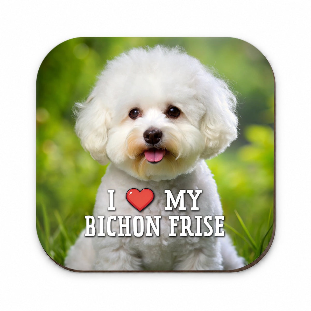 I Love My Bichon Frise Dog Heart Fridge Magnet