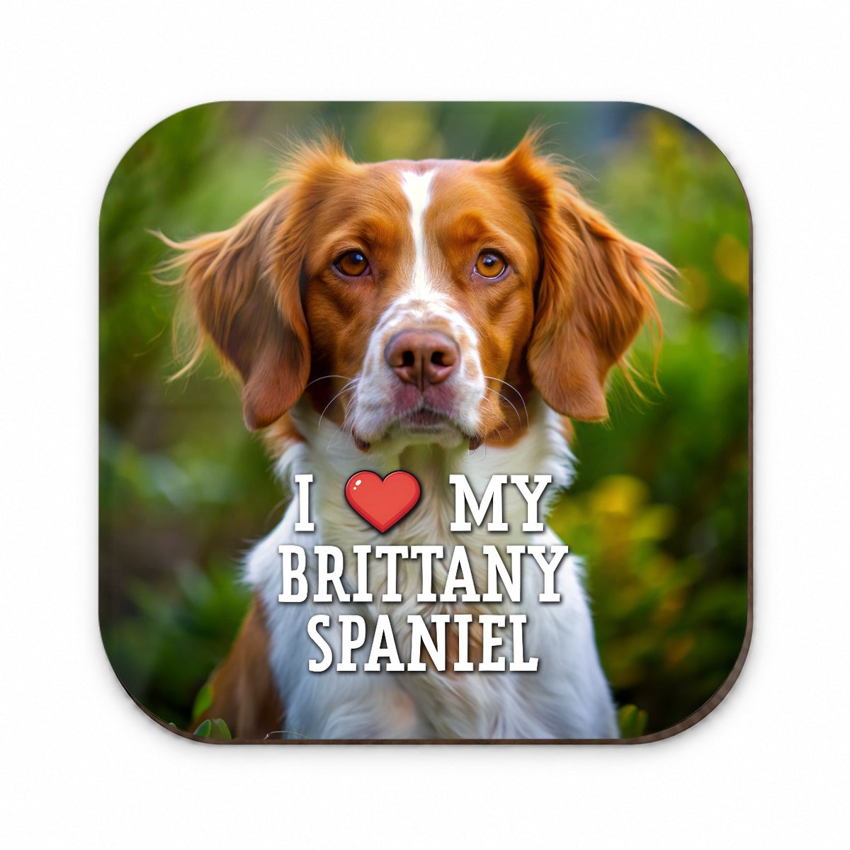 I Love My Brittany Spaniel Dog Heart Fridge Magnet