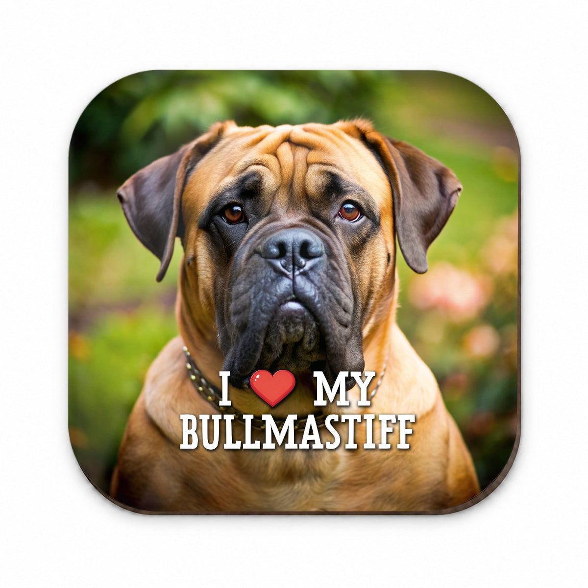I Love My Bullmastiff Dog Heart Fridge Magnet