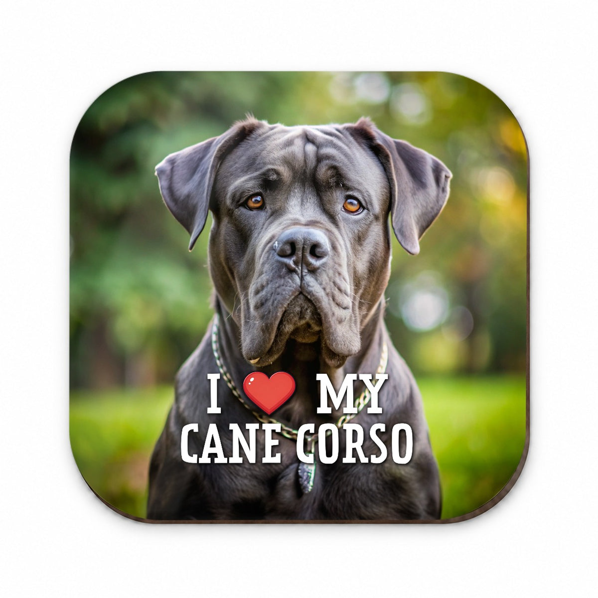 I Love My Cane Corso Dog Heart Fridge Magnet