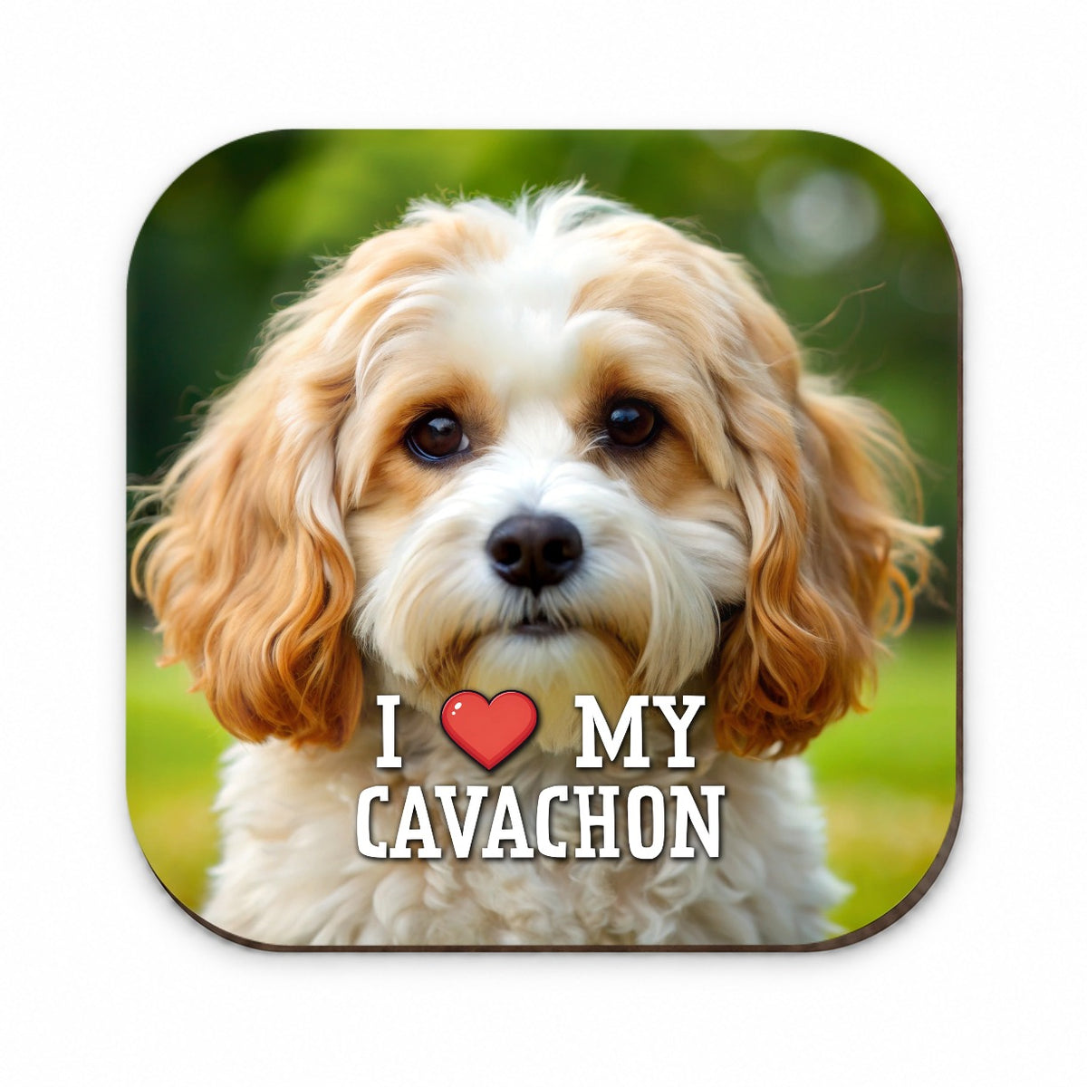 I Love My Cavachon Dog Heart Fridge Magnet