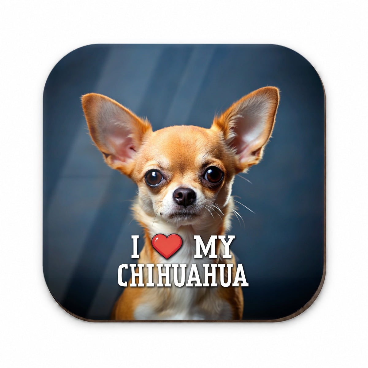 I Love My Chihuahua Dog Heart Fridge Magnet