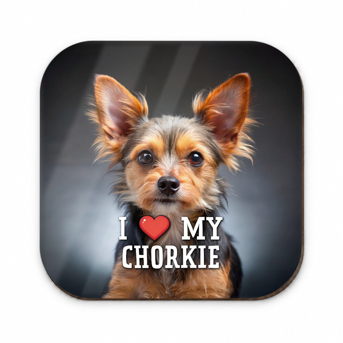 I Love My Chorkie Dog Heart Fridge Magnet