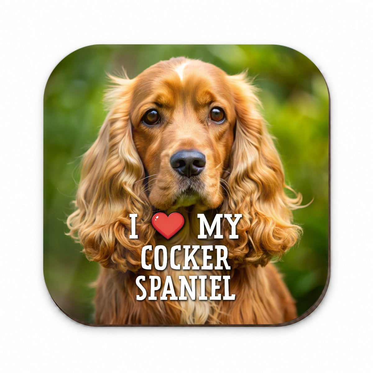 I Love My Cocker Spaniel Dog Heart Fridge Magnet