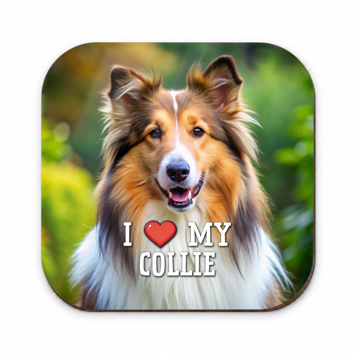 I Love My Collie Dog Heart Fridge Magnet