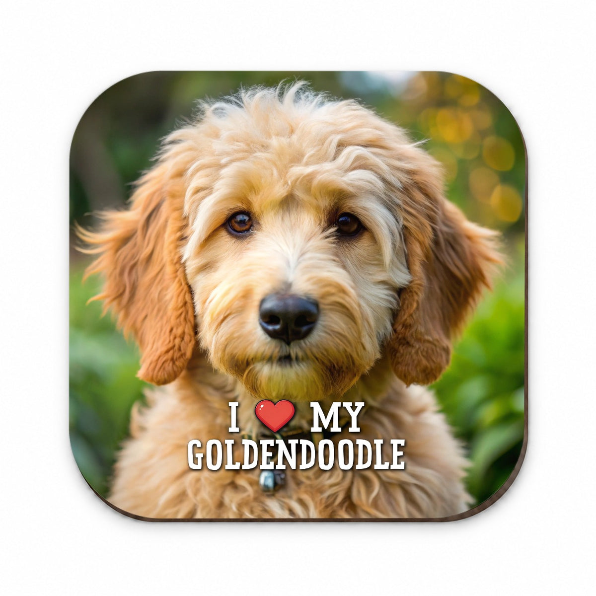 I Love My Goldendoodle Dog Heart Fridge Magnet