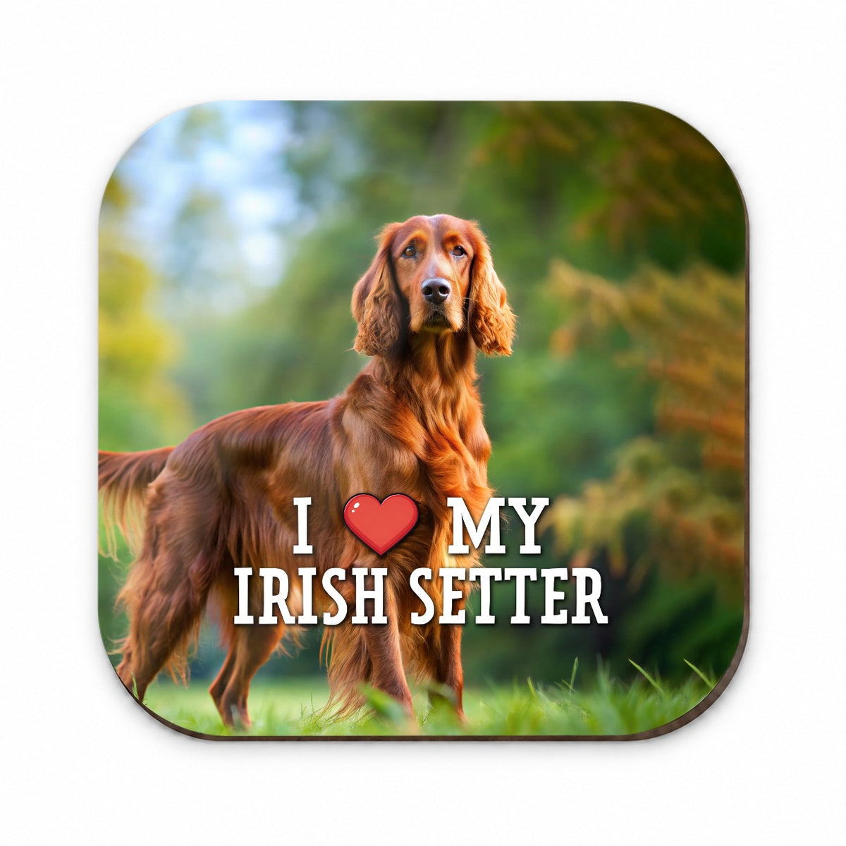 I Love My Irish Setter Dog Heart Fridge Magnet