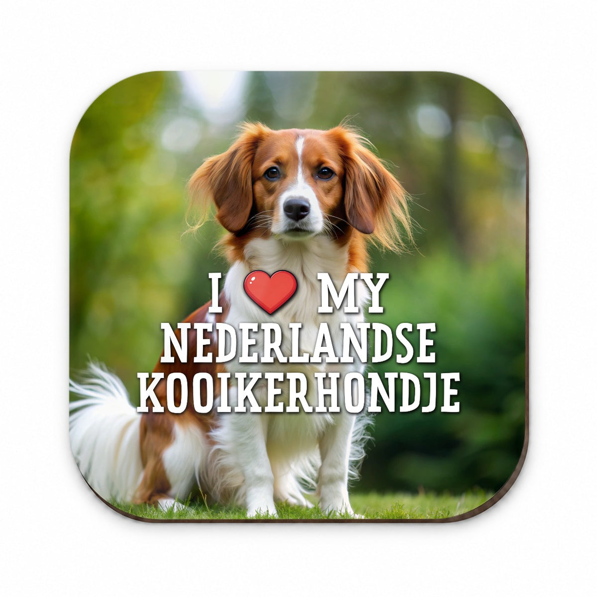 I Love My Nederlandse Kooikerhondje Dog Heart Fridge Magnet
