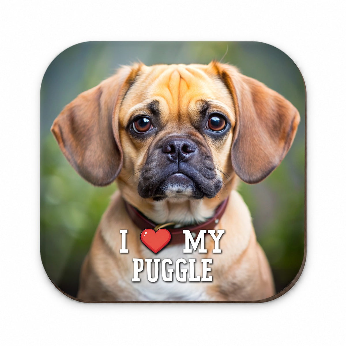 I Love My Puggle Dog Heart Fridge Magnet