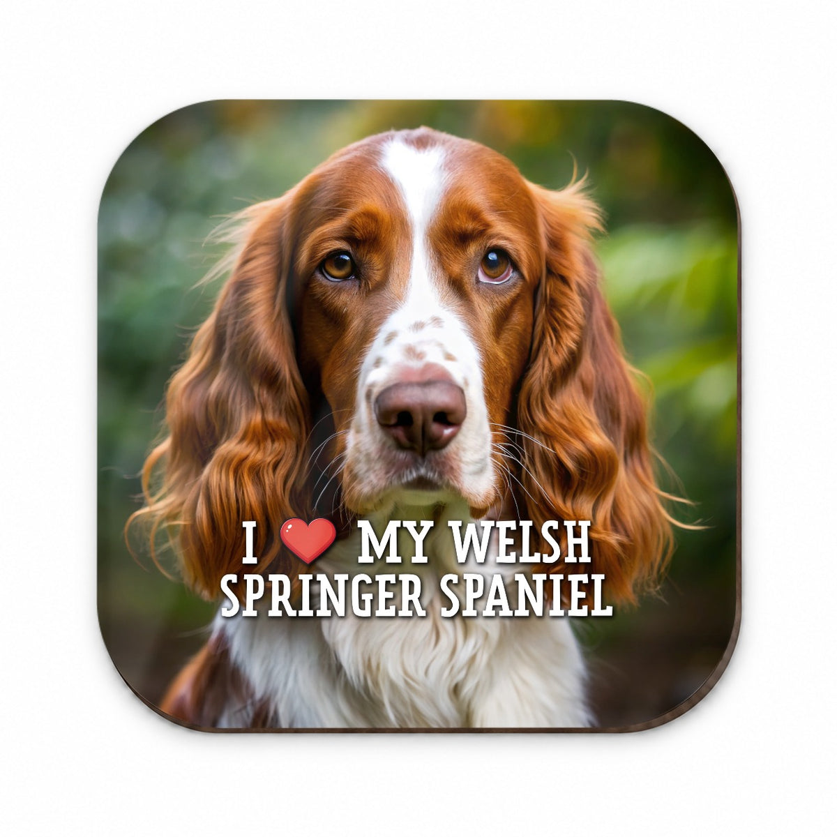 I Love My Welsh Springer Spaniel Dog Heart Fridge Magnet