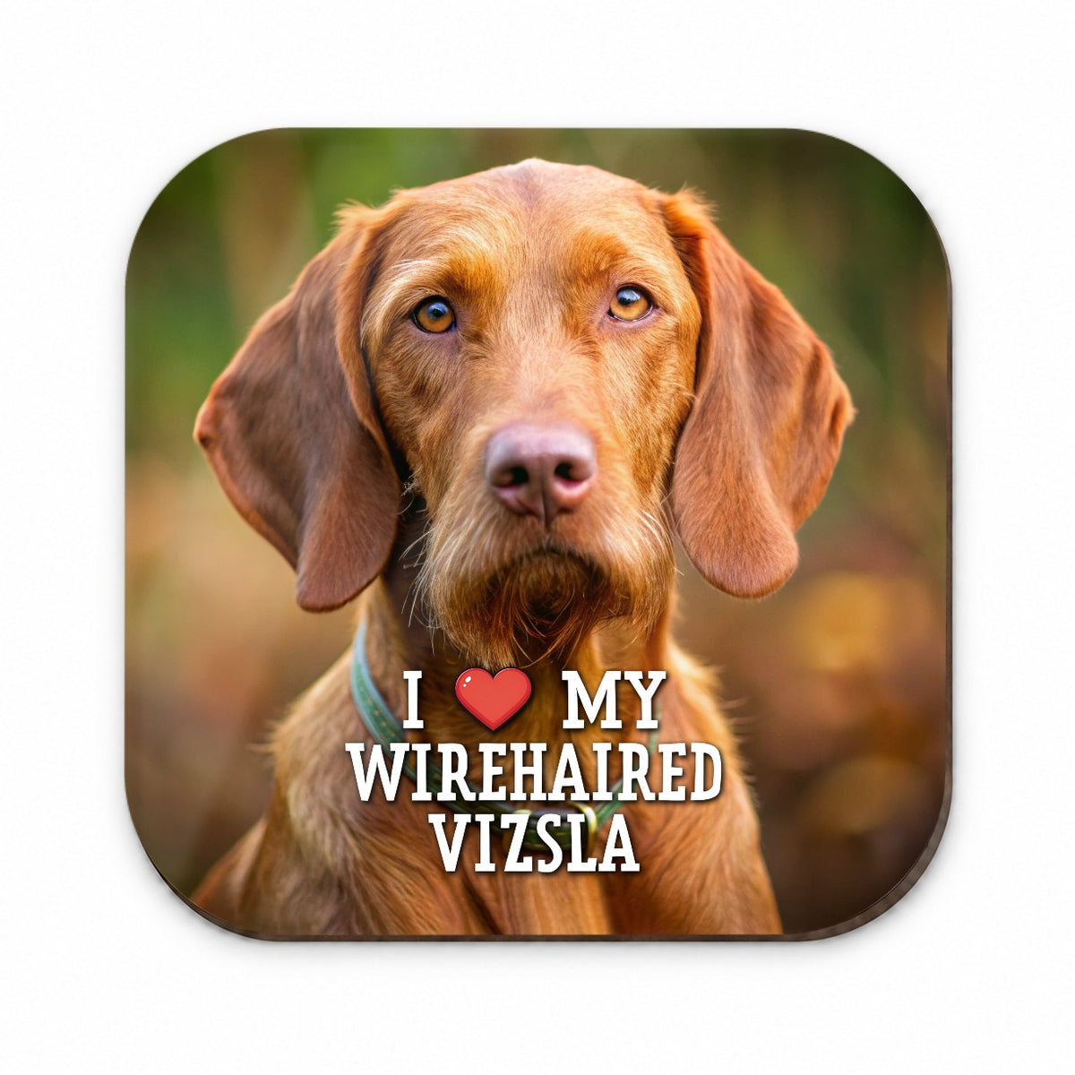 I Love My Wirehaired Vizsla Dog Heart Fridge Magnet