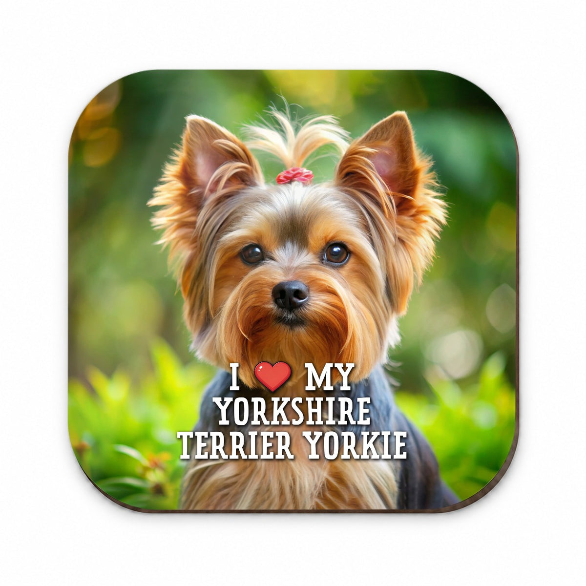 I Love My Yorkshire Terrier Yorkie Dog Heart Fridge Magnet