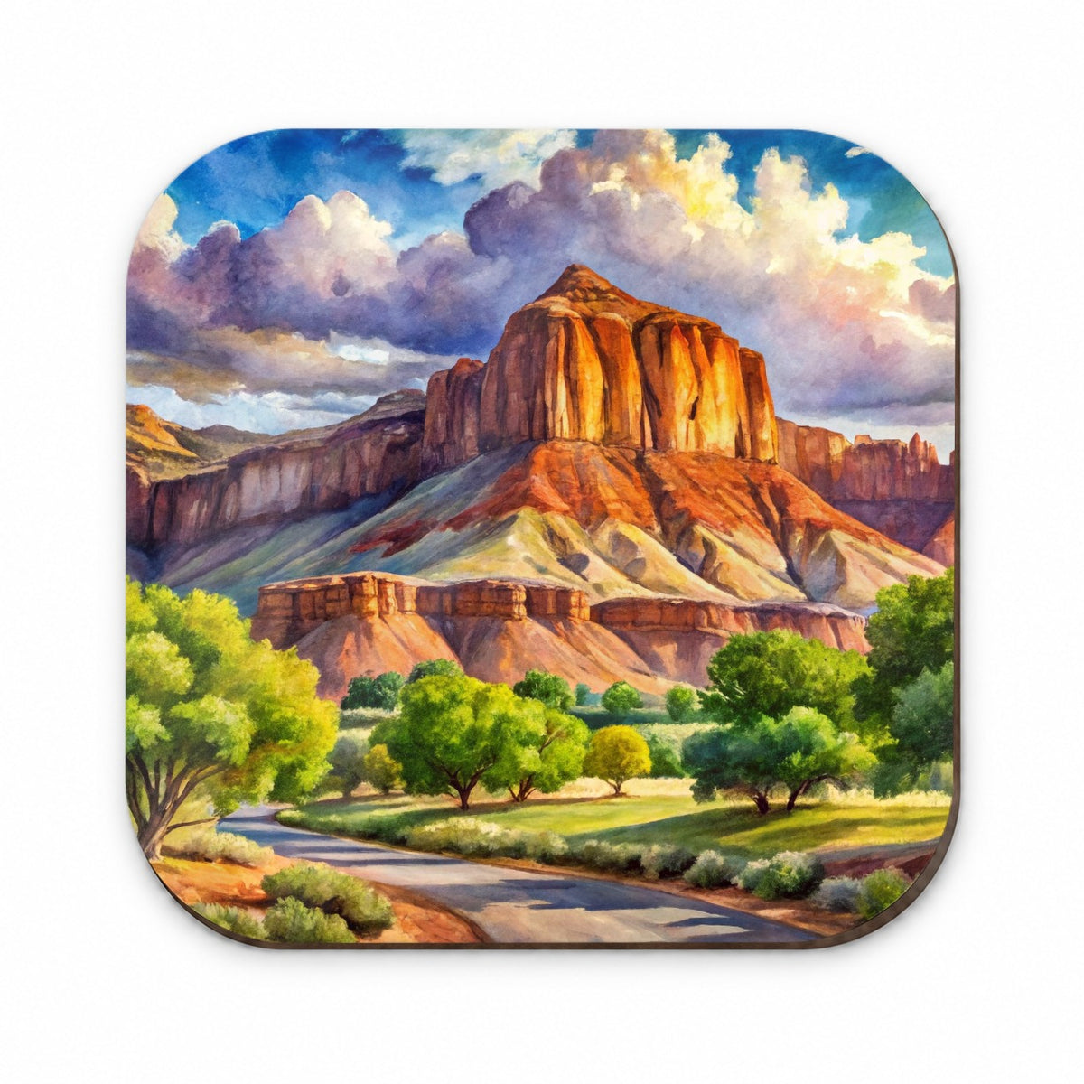 Capitol Reef National Park Utah Watercolor Style Fridge Magnet