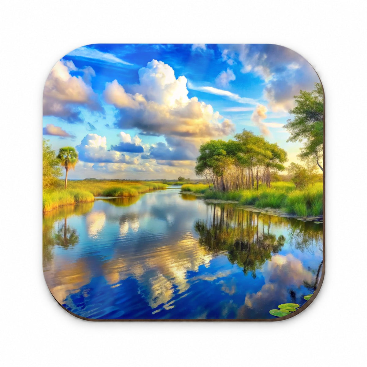 Everglades National Park Florida Watercolor Style Fridge Magnet