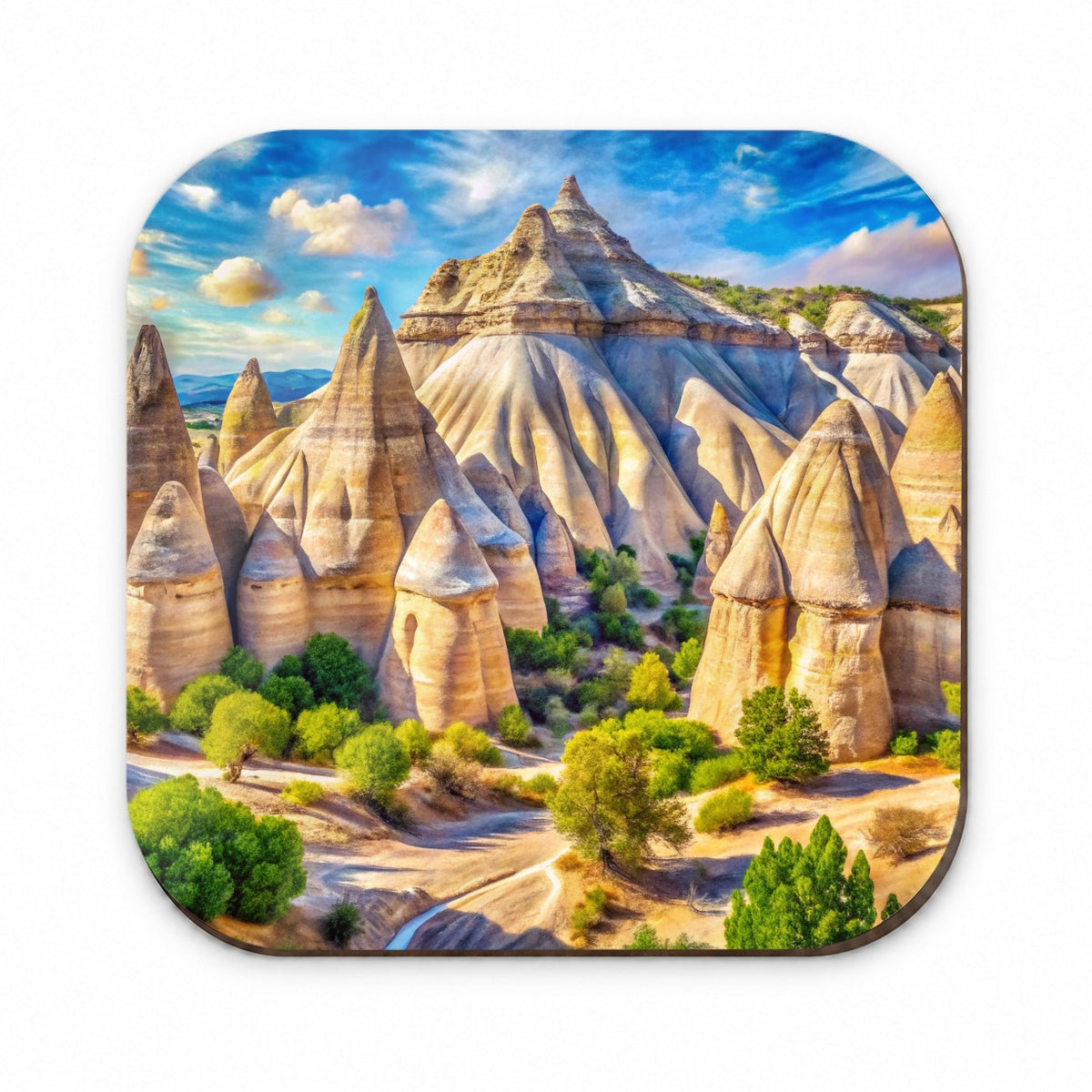 Kasha - Katuwe Tent Rocks National Monument New Mexico Watercolor Style Fridge Magnet