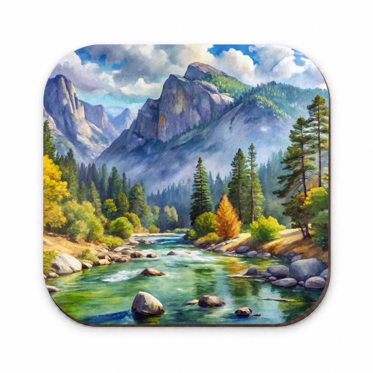 Kings Canyon National Park California Watercolor Style Fridge Magnet