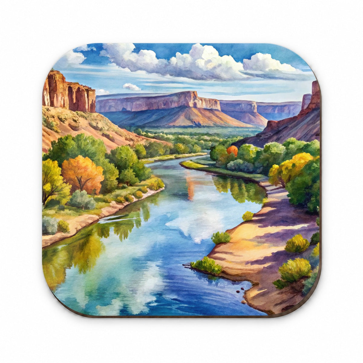 Rio Grande del Norte National Monument New Mexico Watercolor Style Fridge Magnet