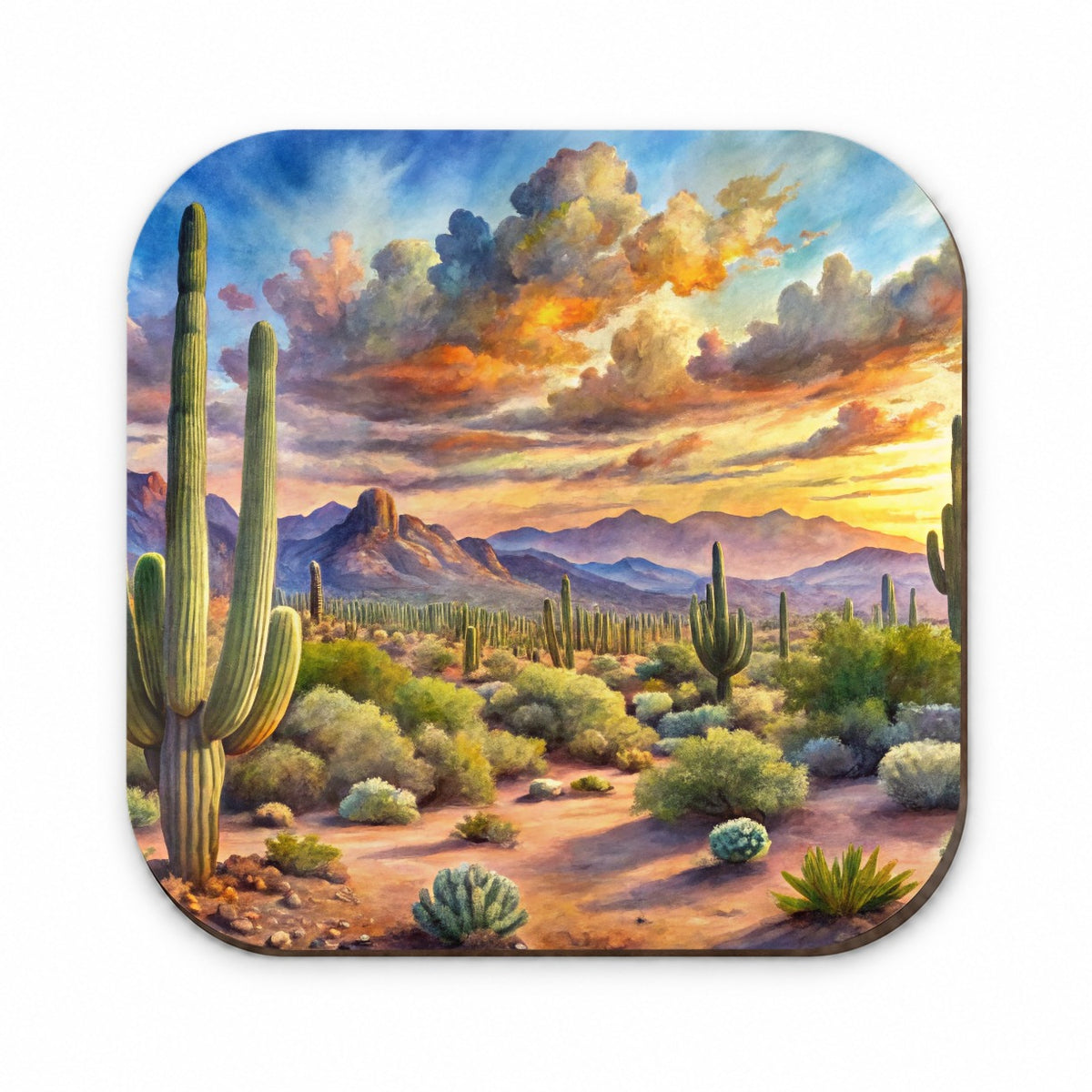 Sonoran Desert National Monument Arizona Watercolor Style Fridge Magnet