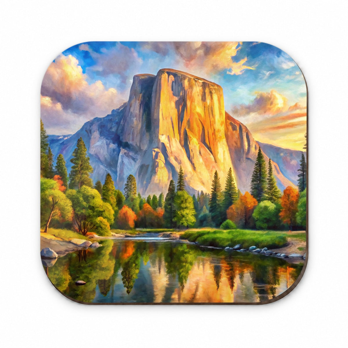 Yosemite National Park El Capitan Watercolor Style Fridge Magnet