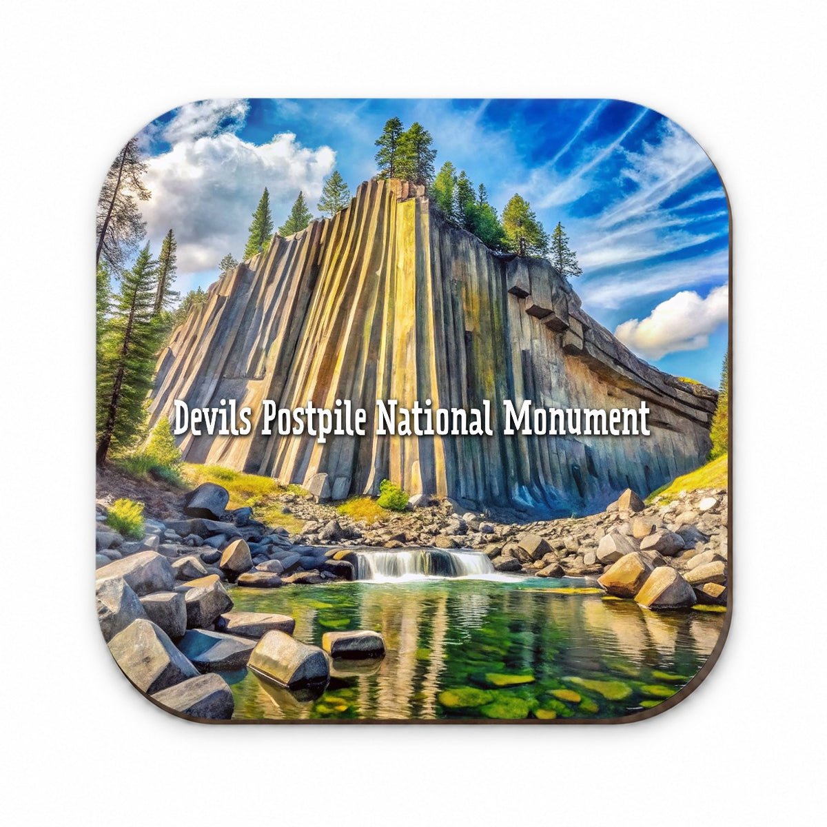 Devils Postpile National Monument California Fridge Magnet