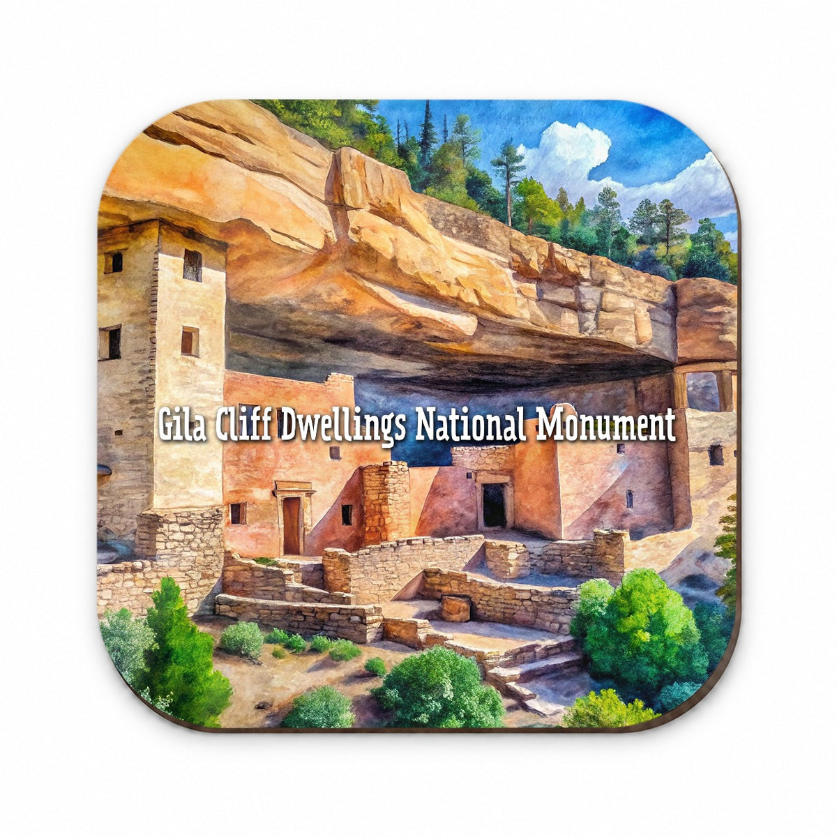 Gila Cliff Dwellings National Monument New Mexico Fridge Magnet