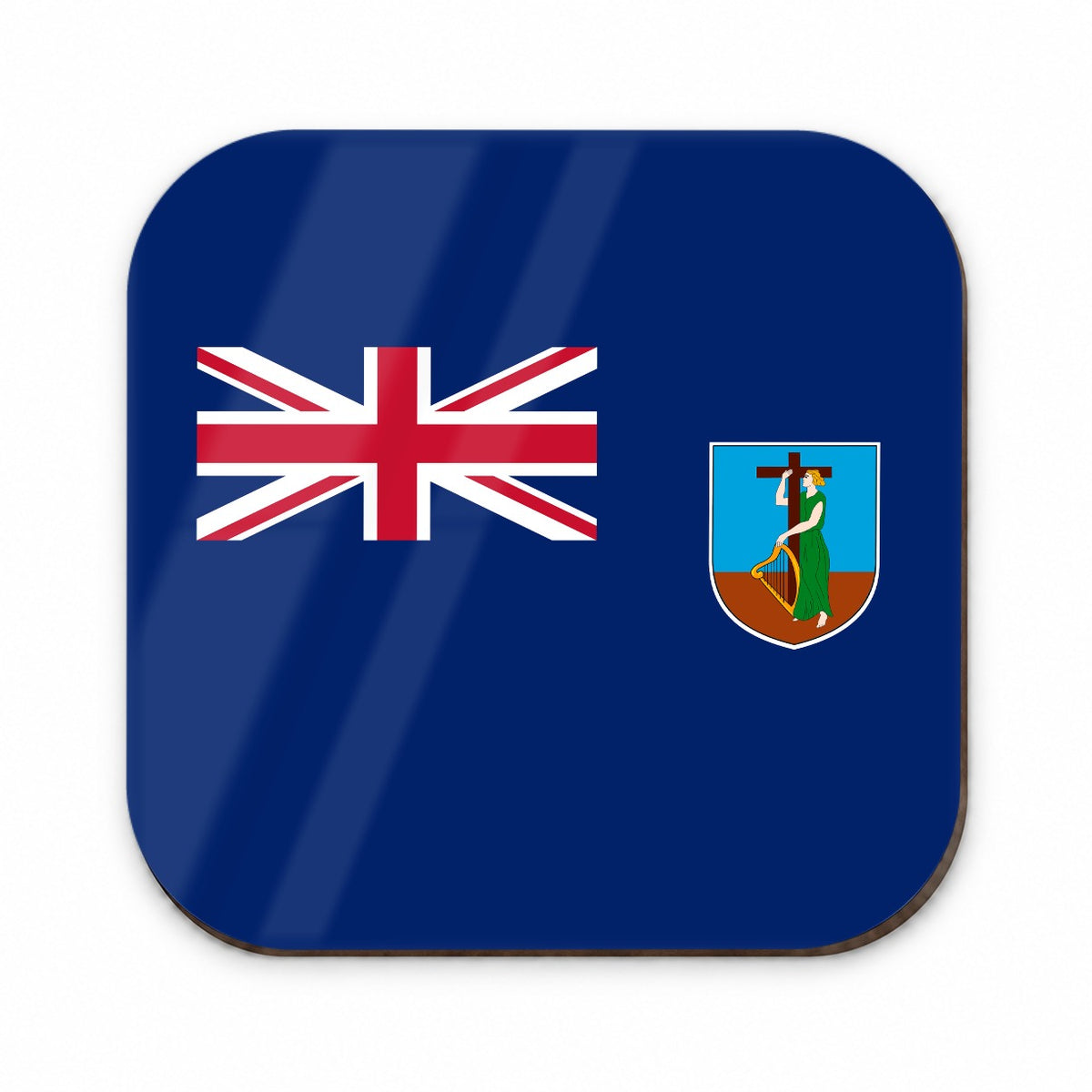 Montserrat Country Flag Fridge Magnet