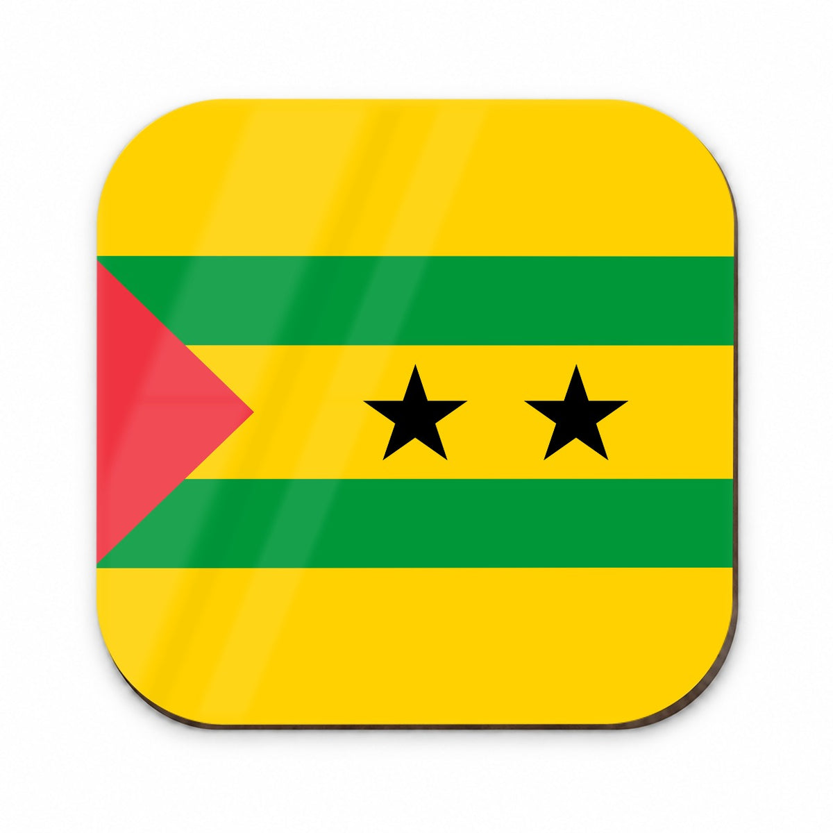 Sao Tome and Principe Country Flag Fridge Magnet