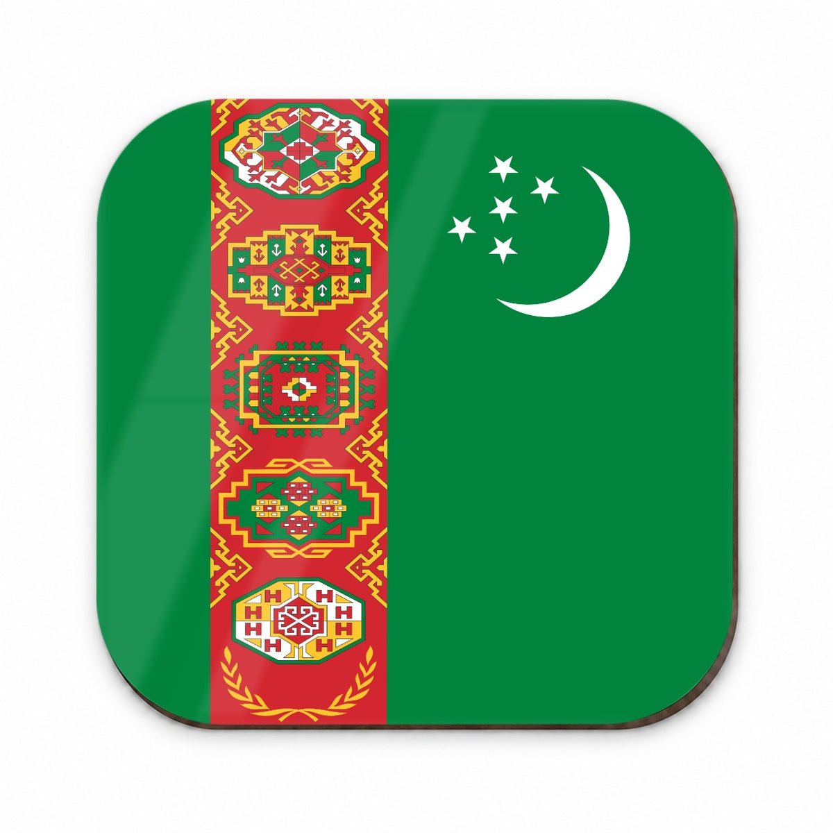 Turkmenistan Country Flag Fridge Magnet