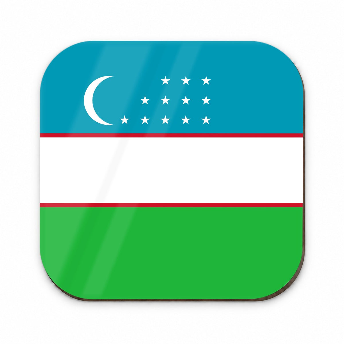 Uzbekistan Country Flag Fridge Magnet