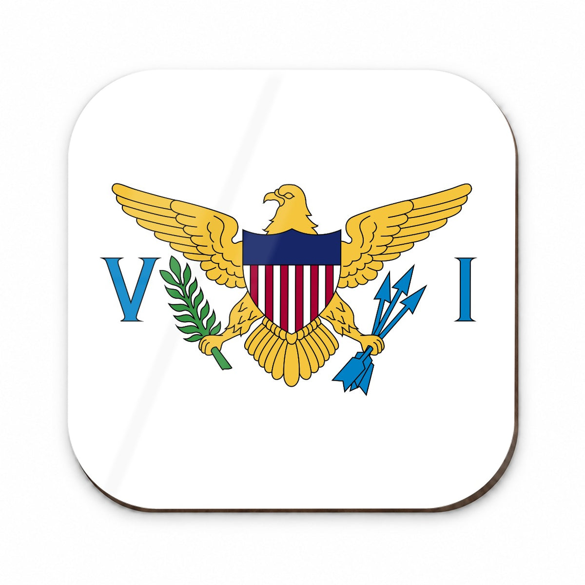 Virgin Islands (U.S.) Country Flag Fridge Magnet