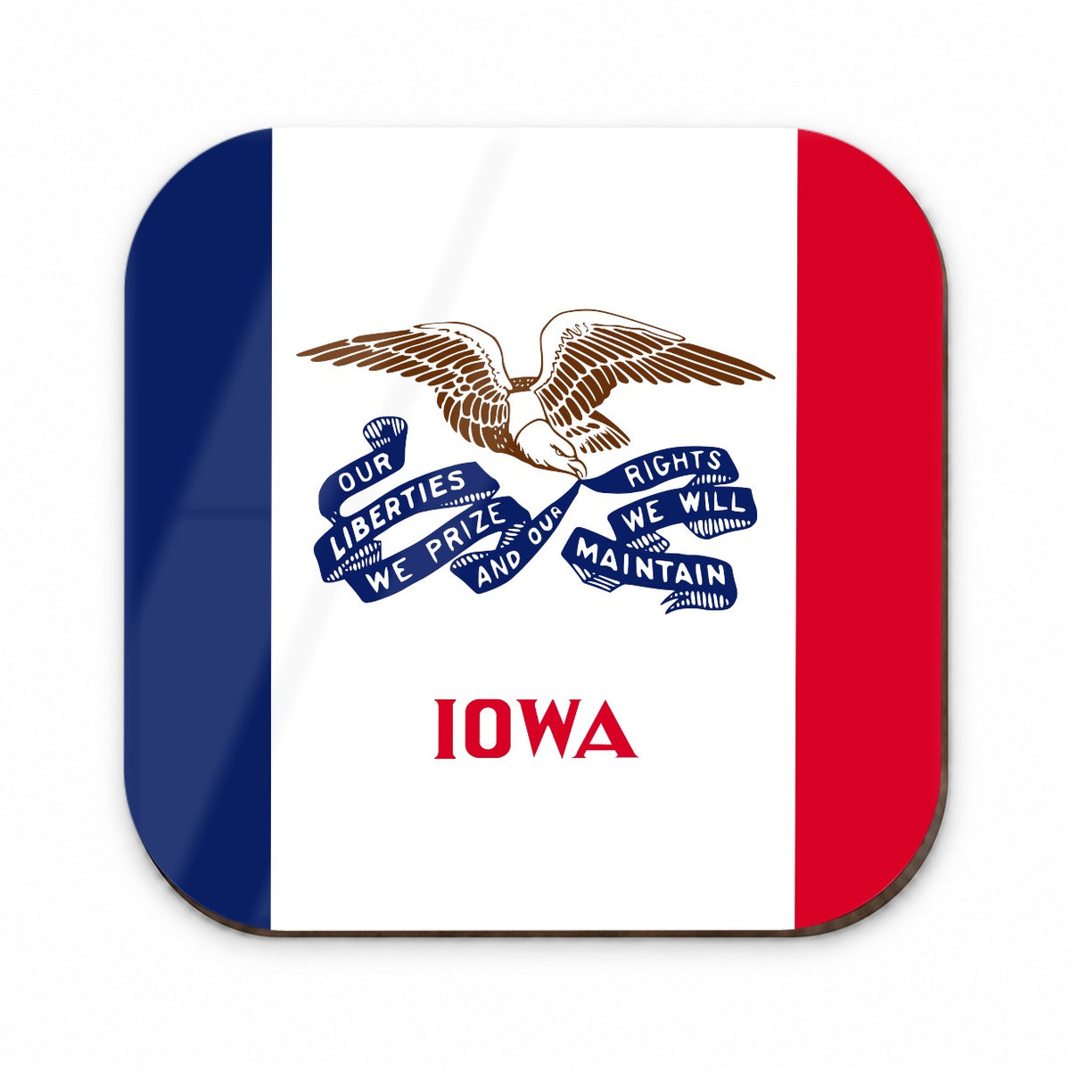 Iowa IA State Flag Fridge Magnet