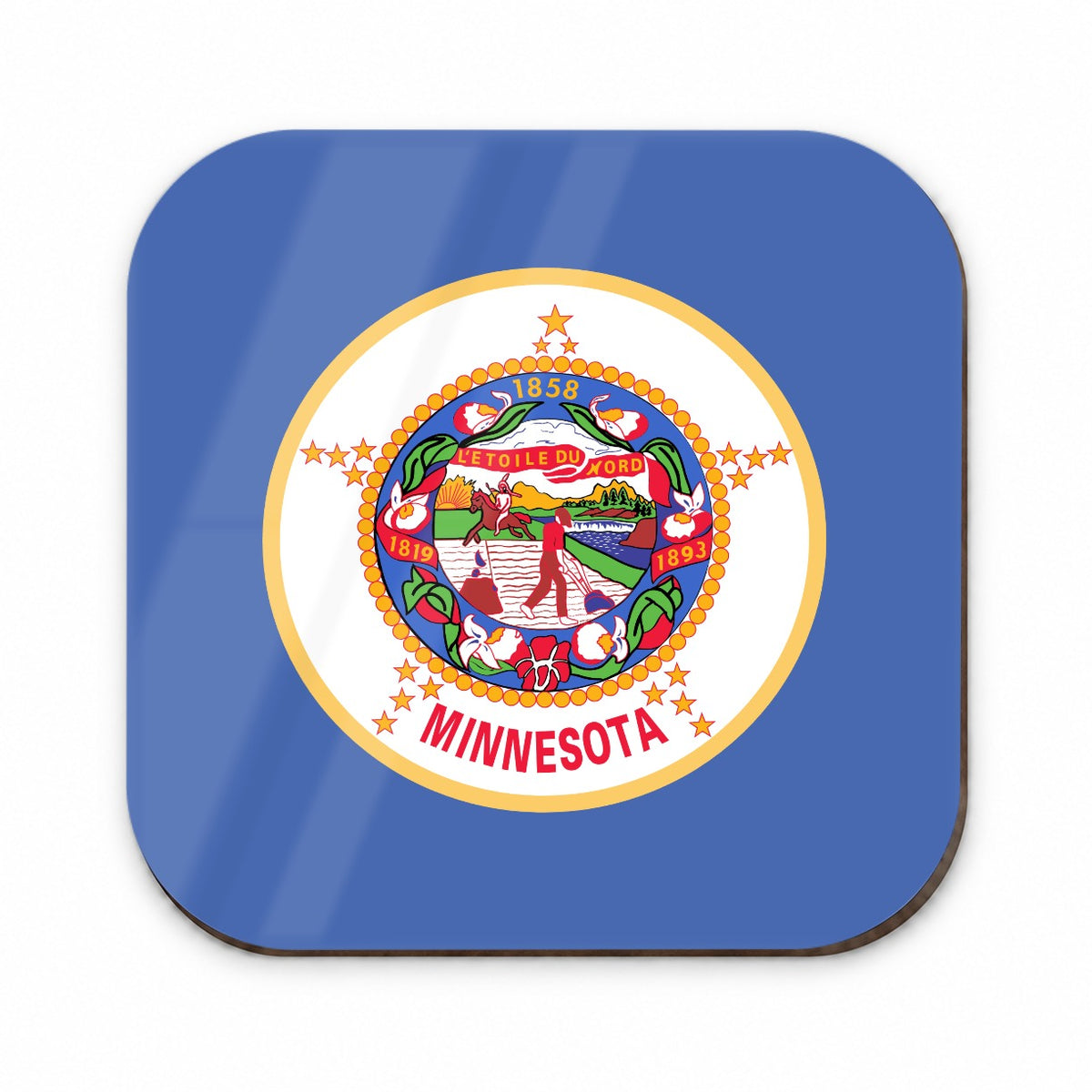 Minnesota MN State Flag Fridge Magnet