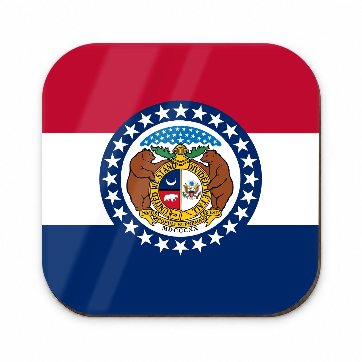 Missouri MO State Flag Fridge Magnet
