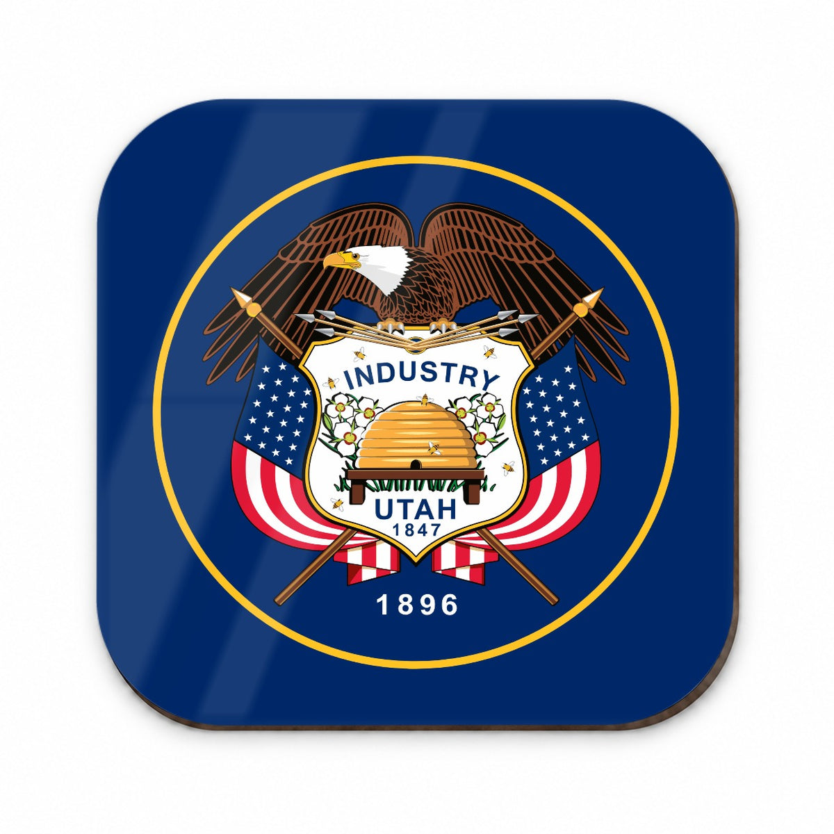 Utah UT State Flag Fridge Magnet