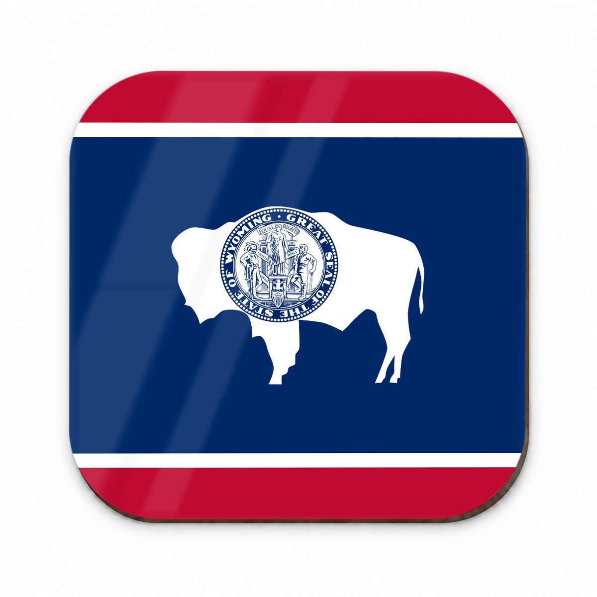 Wyoming WY State Flag Fridge Magnet