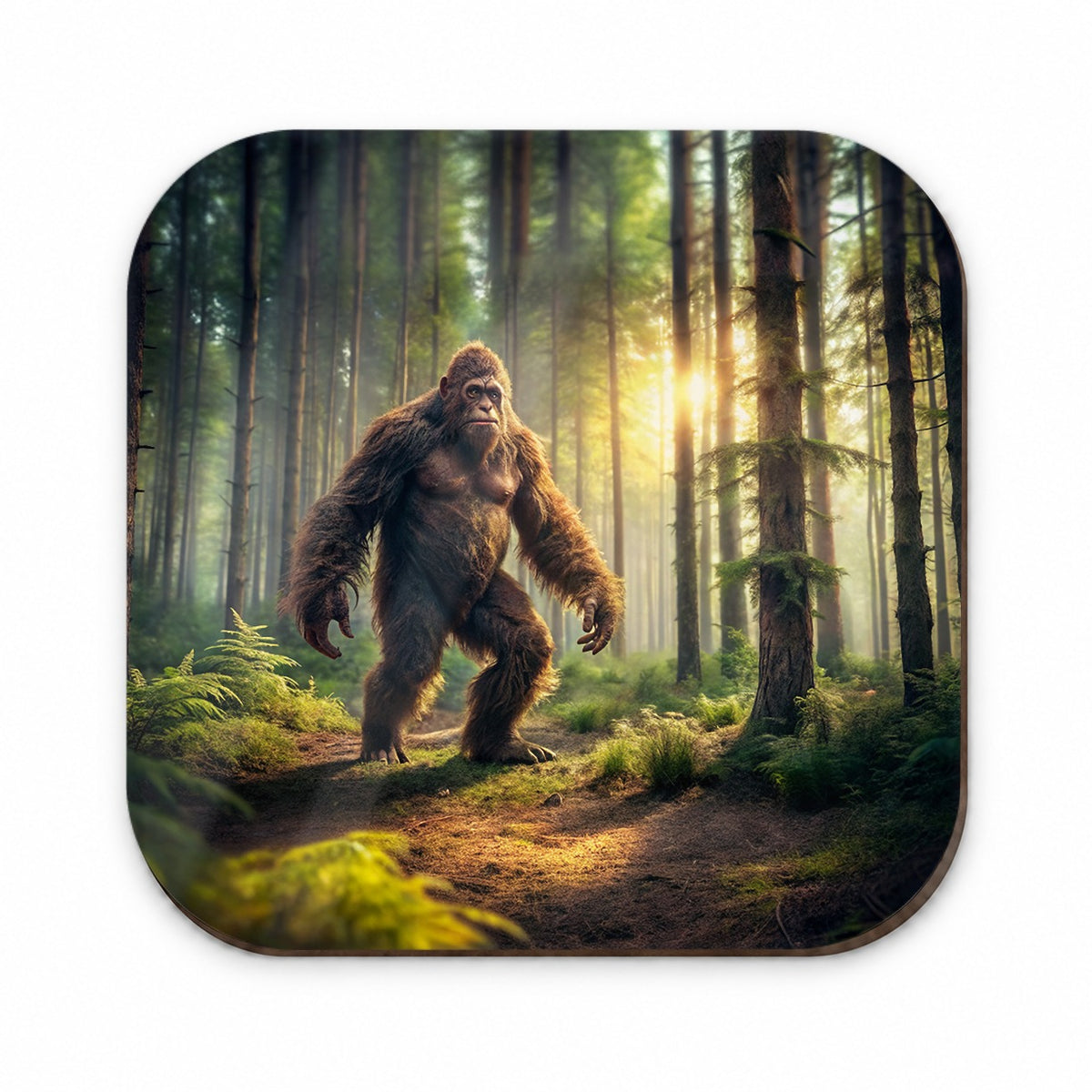 Big Foot Strolling Through The Forest Fridge Magnet
