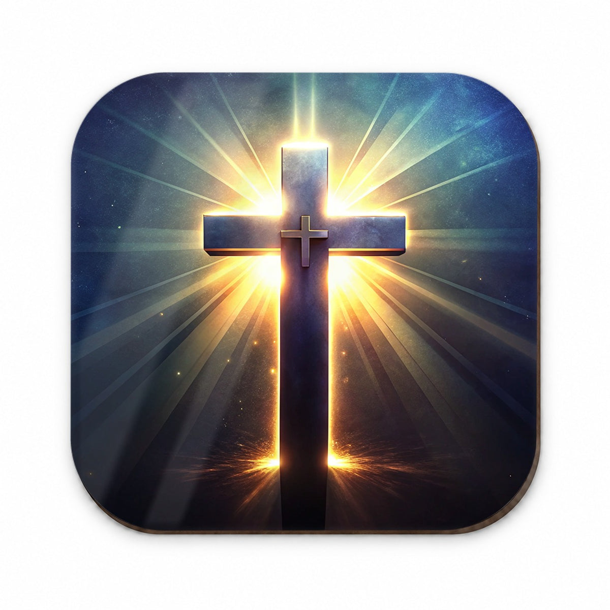 Glowing Religious Cross Fridge Magnet