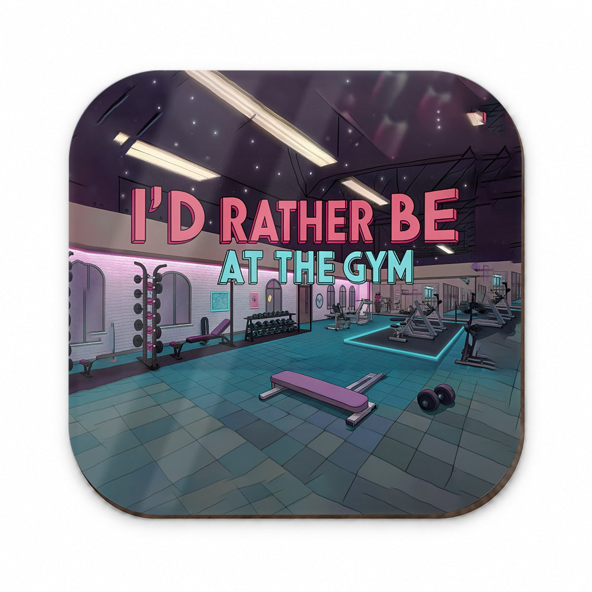 I'd Rather Be At The Gym Fridge Magnet
