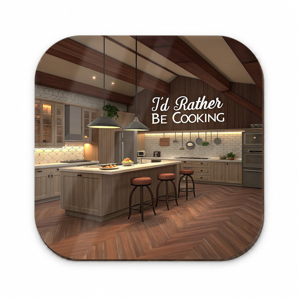 I'd Rather Be Cooking Kitchen Fridge Magnet
