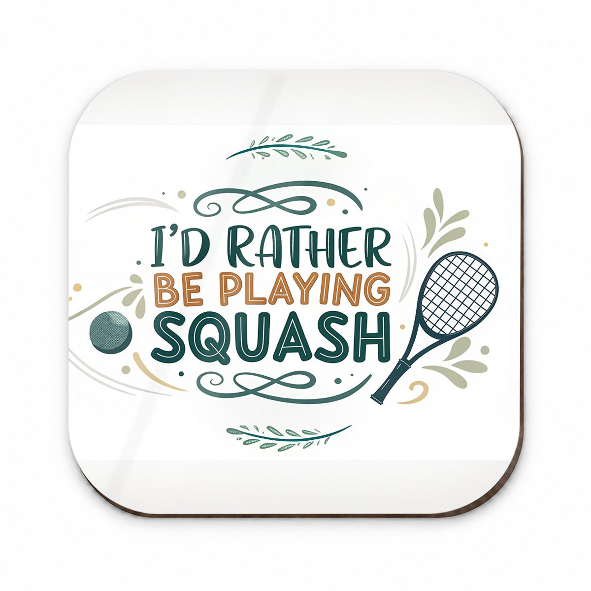I'd Rather Be Playing Squash Fridge Magnet