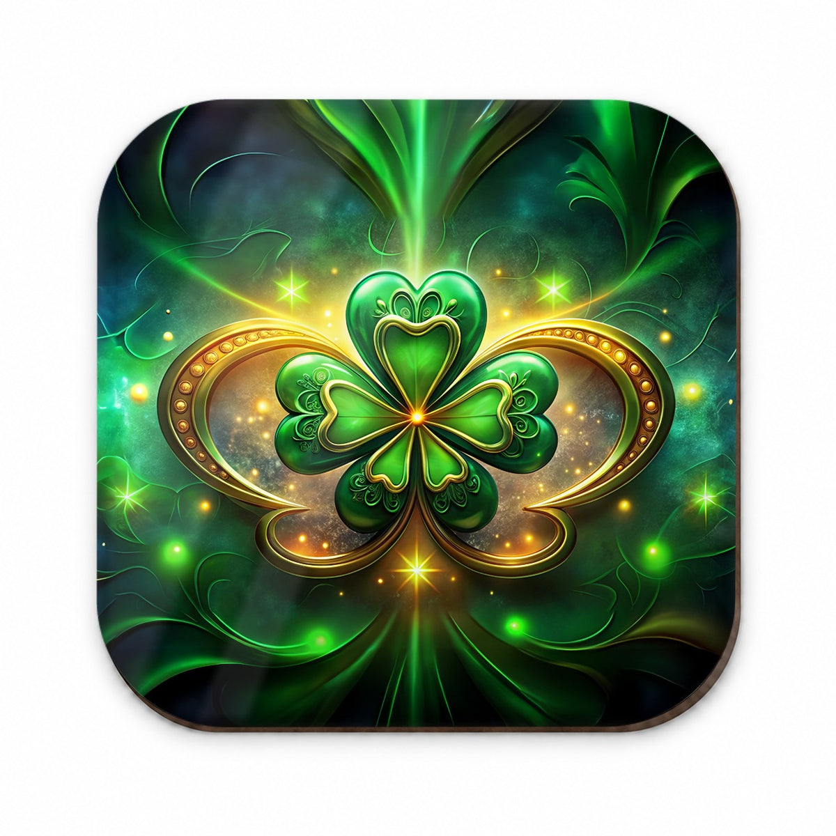 Luck Of The Irish Clover Design Fridge Magnet
