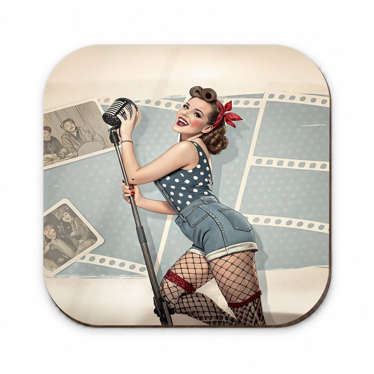 Rockabilly Retro 50's Pin-Up Girl Fridge Magnet
