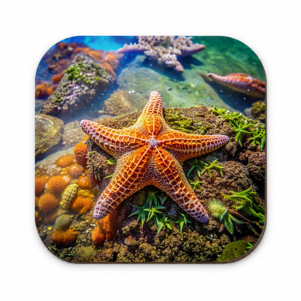 Starfish In Tide Pool Fridge Magnet
